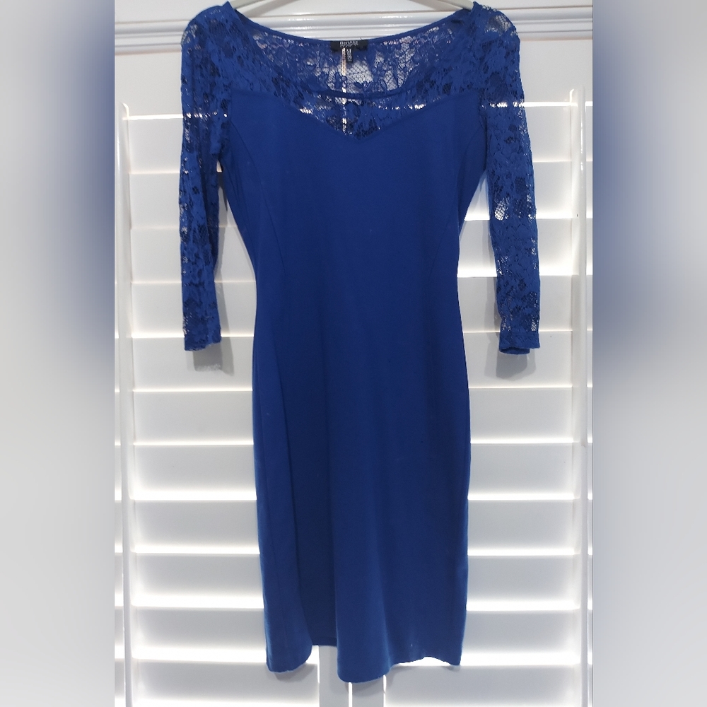 BERSHKA Blue casual dress